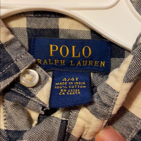 EUC Ralph Lauren Checkered Button Down, 4 - Picture 3 of 6